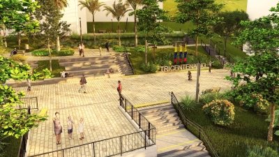 En el barrio Tricentenario celebran la renovación de cinco parques que beneficiarán a 10.000 habitantes