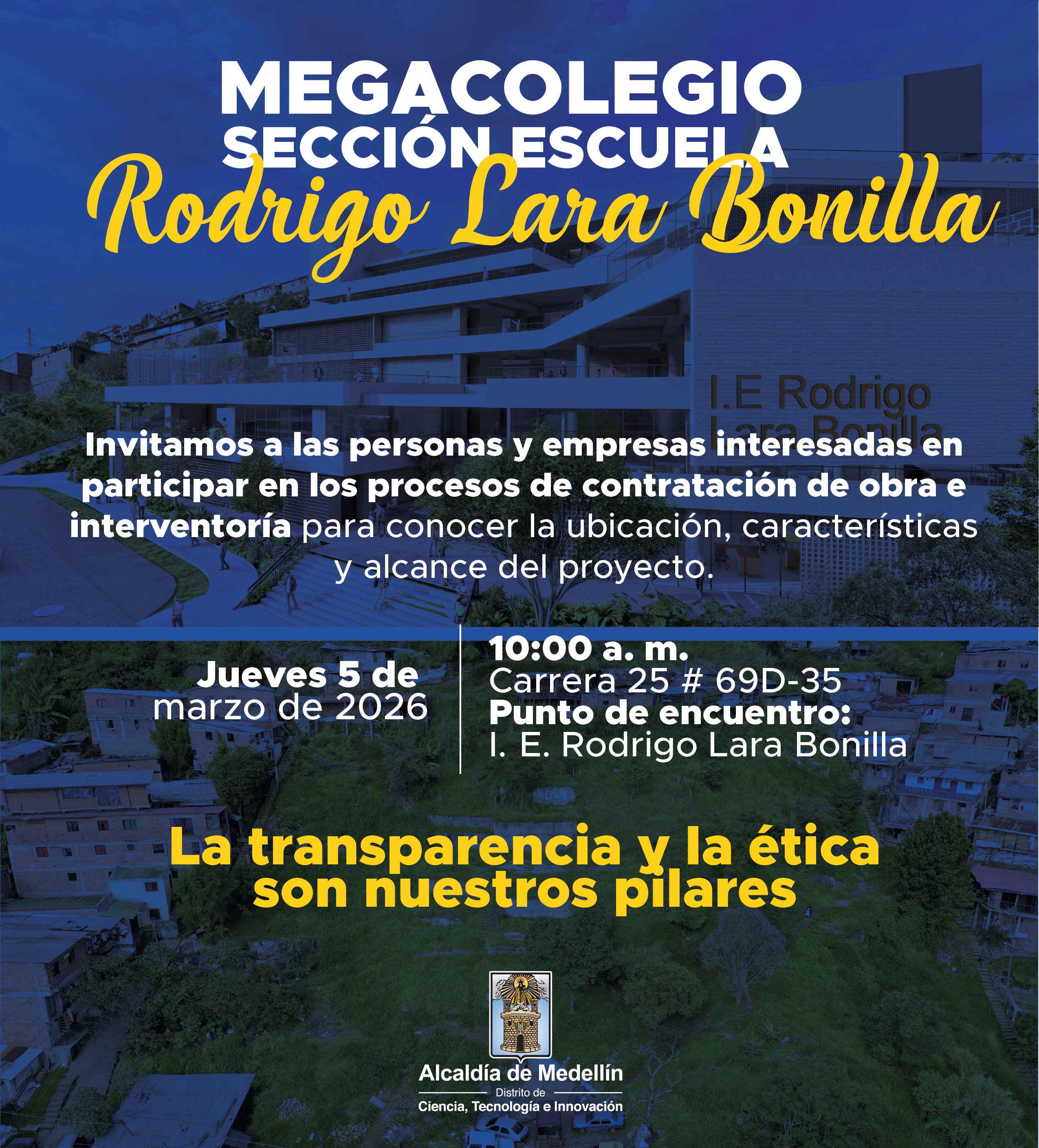 Invitación Rodrigo Lara Bonilla
