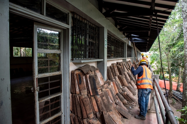 Más de 1.400 estudiantes y docentes se beneficiarán con las obras de mejoramiento de la I. E. Normal Superior, en la comuna Villa Hermosa