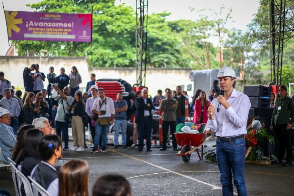Con la recuperación de la I. E. Gilberto Alzate Avendaño inicia el mejoramiento de la infraestructura educativa en Medellín
