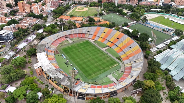 Habr&aacute; un cerramiento temporal en el entorno de la tribuna occidental del estadio Atanasio Girardot de Medell&iacute;n
