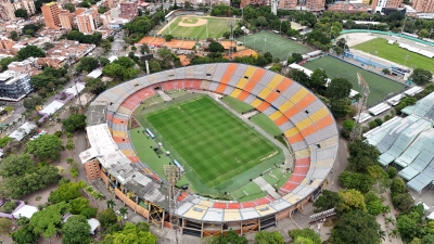Habr&aacute; un cerramiento temporal en el entorno de la tribuna occidental del estadio Atanasio Girardot de Medell&iacute;n