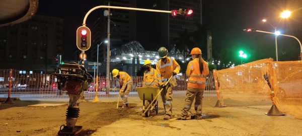 Más espacio público en el Centro de Medellín con nueva obra de renovación de la Diagonal 50