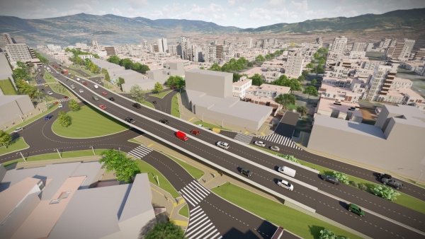 Intercambio vial de la calle Colombia con la Av. 80, un paso más hacia la ecociudad del futuro