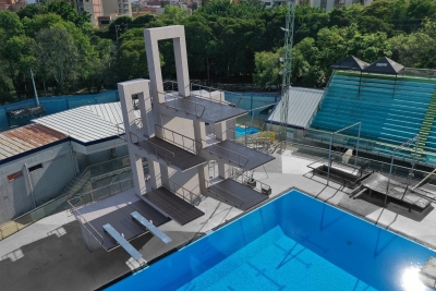 Con inicio de obras en el Complejo Acuático, Medellín se prepara para los Juegos Panamericanos de Natación Junior 2025