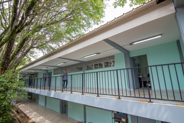 En la institución educativa Gilberto Alzate Avendaño estrenan aulas de clase y restaurante escolar